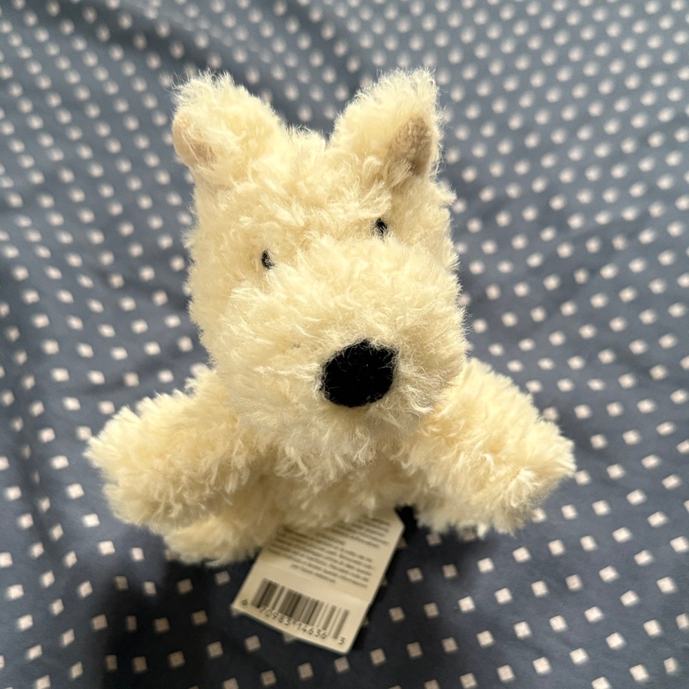 Jellycat Cream Fluffy Plush Puppy
